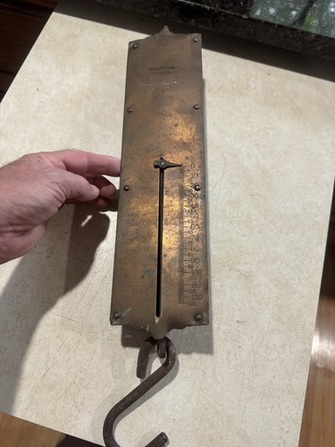 Vtg huge brass - brass, hand
