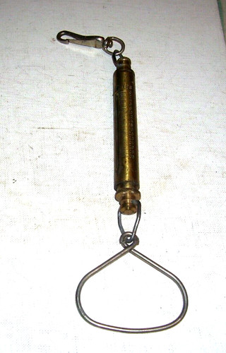 Chatillon brass hanging scale - chatillon,