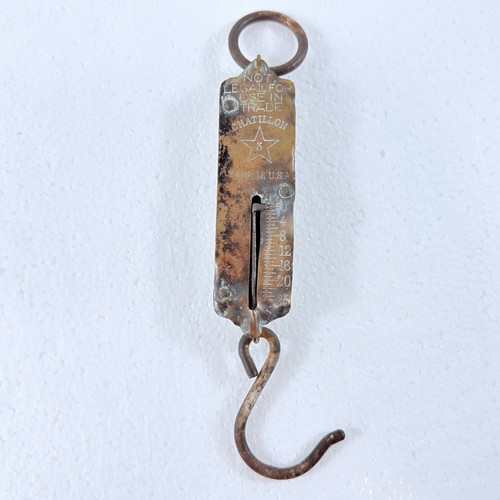 Antique chatillon brass 25lb - brass,