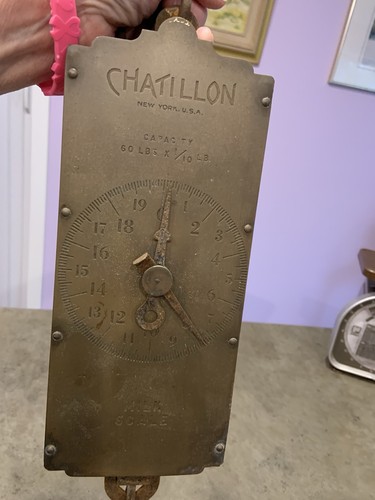 Vtg chatillon milk scale - vtg, chatillon's